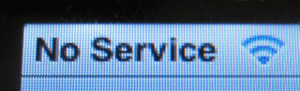 no service