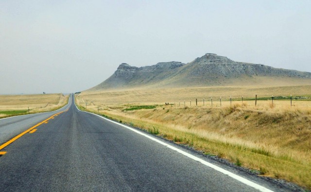 Verizon's road to no bars in rural Montana.
