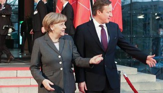Chancellor Angela Merkel and Prime Minister David Cameron