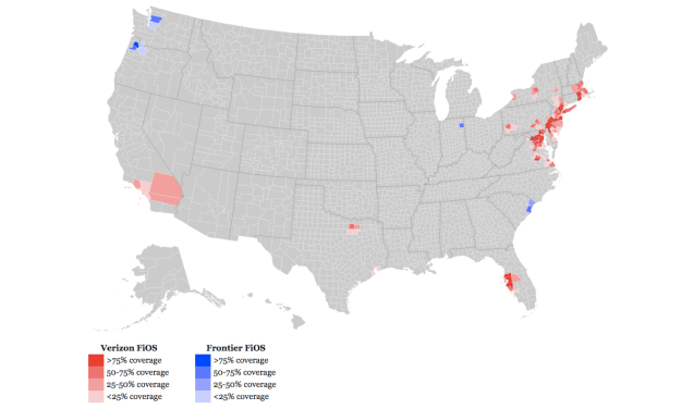 Verizon Residential Service Area Map