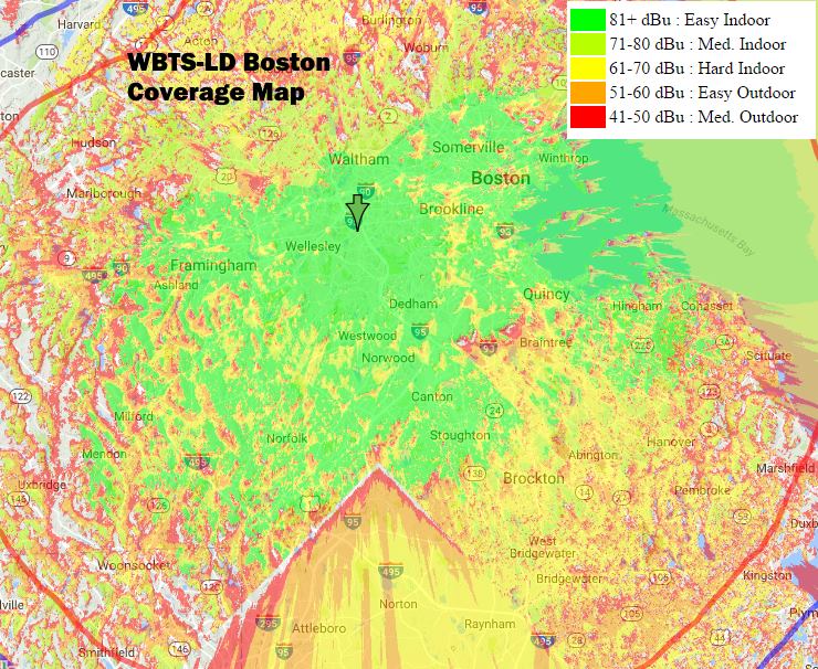 WBTS-LD Coverage Map