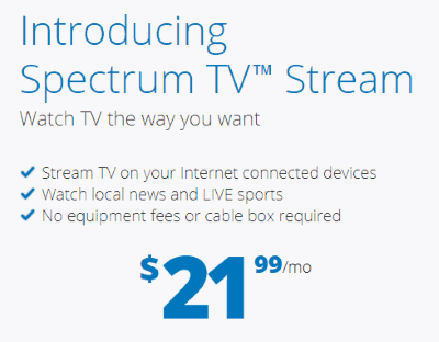 Spectrum Channel Lineup