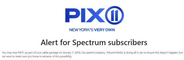 Spectrum TV viewers can watch Tribune stations, including NFL and WGN