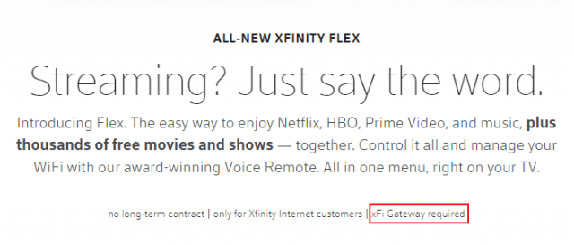 Stop The Cap Comcast Introduces 5 Mo Flex Streaming Device For
