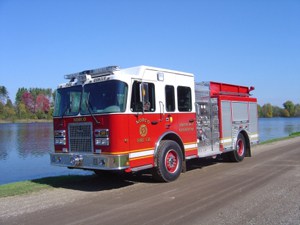 North Coventry Township Station 64 Fire Engine - Ready to Respond to Comcast Mishaps Anytime