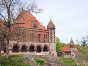 Oakes Ames Memorial Hall and Ames Free Library (North Easton, MA)