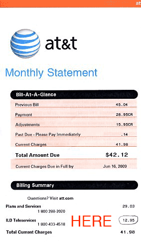 Spin247 phone bill