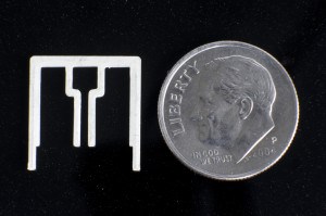 Aereo's over the air antenna is about the size of a dime.