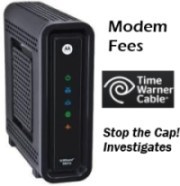 time warner cable modem fee