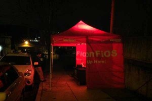 FiOS tent (Courtesy: J. Chakars/WHYY NewsWorks)