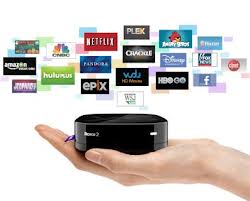 The Roku set top streaming device.