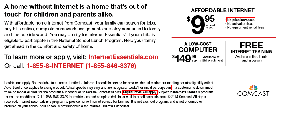 Stop The Cap Comcast Extends Free 6 Months Of Internet Essentials 