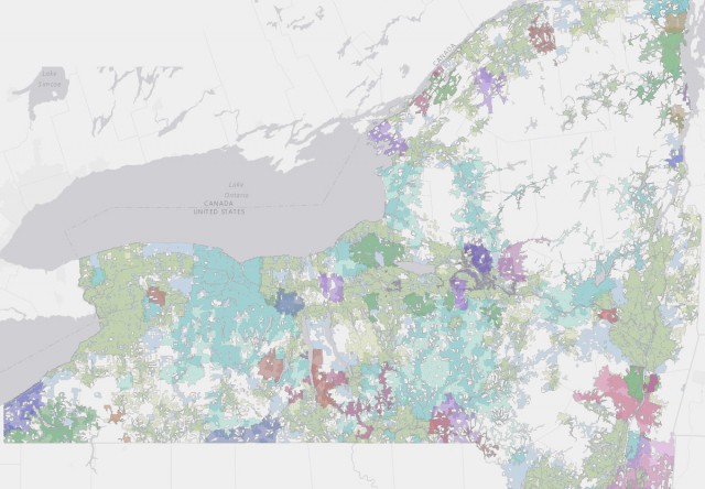 New York's Broadband Availability Map