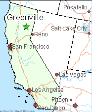 Greenville, Calif. is in Plumas County.