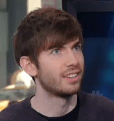 Uh oh... deer in headlights moment for Tumblr founder David Karp.