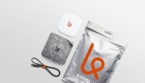 Karma's very expensive $150 startup equipment package.