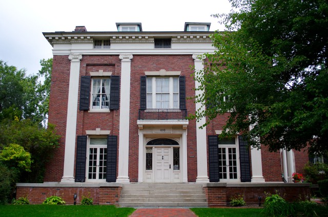 The Hiram Sibley House, constructed in 1869, still stands today at 400 East Ave, Rochester, N.Y.