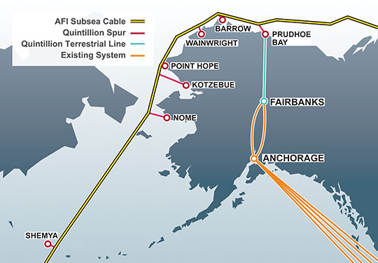 A new fiber provider is expected to vastly expand Alaska's internet backbone, but there are not enough middle mile networks to allow all Alaskans to benefit.